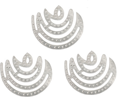 TREEMAISON Vastu Zinc Chand Helix for Vastu Remedy/ Size- 6 Inch Approx/ (Pack of 3) Decorative Showpiece  -  1 cm(Metal, Silver)