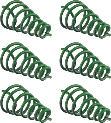 vastu vardan Green Cone Spring Clockwise For Vastu Remedy { Pack of 6 } Decorative Showpiece  -  1 cm(Metal, Green)