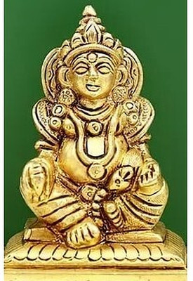 The Himalayan Collections Decorative Showpiece  -  7 cm(Brass, Gold)