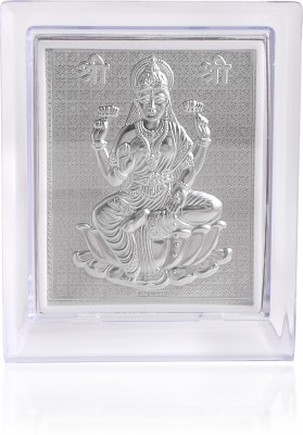 Admier Silver plated Lakshmi Frame for Gift Diwali Photo Frame Decorative Showpiece  -  11 cm(Plastic, Silver)