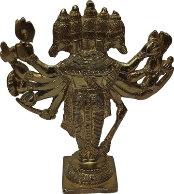 SHRI ASTHA VINAYAK Decorative Showpiece  -  13 cm(Brass, Clear)