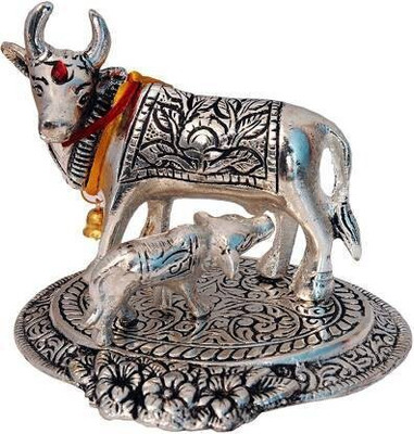 SHRI ASTHA VINAYAK Decorative Showpiece  -  10 cm(Metal, Silver)