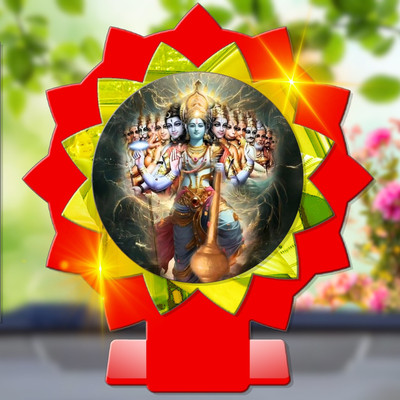GiftsRange Krishna Govinda Gopal Madhusudana Kanha Car Dashboard Idol Decorative Showpiece  -  11 cm(Plastic, Multicolor)