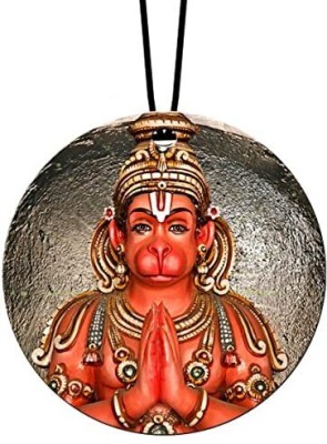 Giftlab Lord Hanuman Car Hanging Showpiece Decorative Showpiece  -  11.4 cm(Wood, Multicolor)