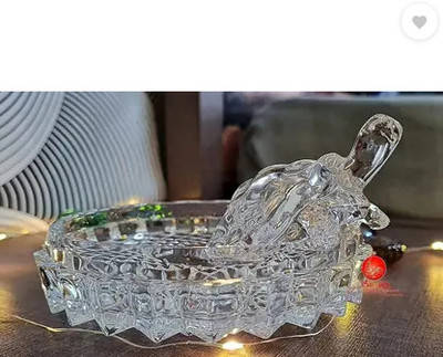 Akash Gift Decorative Showpiece  -  15 cm(Crystal, Multicolor)