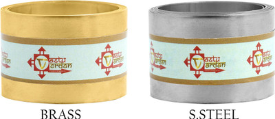 vastu vardan Vastu 4FEET 1INCH BRASS S.STEEL STRIP COMBO |Vastu Metal Strip (Pack of 2) Decorative Showpiece  -  2.54 cm(Aluminium, Yellow)