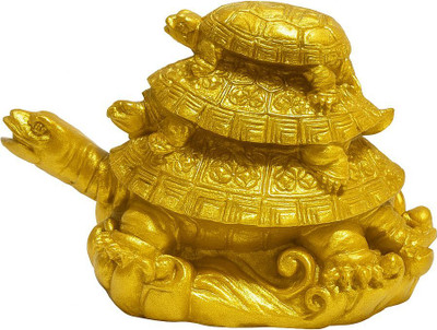 BAWARIYA Murati Decorative Showpiece  -  9 cm(Resin, Gold)