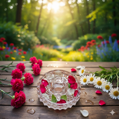 Vanshika Collection Glass Crystal Tortoise Set Decorative Showpiece  -  12 cm(Glass, White)