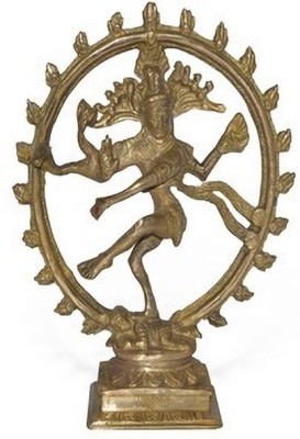 The Himalayan Collections Decorative Showpiece  -  7 cm(Brass, Gold)