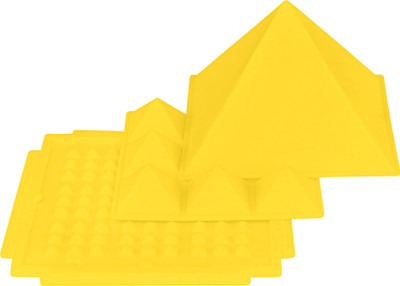 vastu vardan 3 Layer Pyramid |Plastic Multi-Layer Pyramid |Vastu Remedy ( Pack of 01) Decorative Showpiece  -  10 cm(Plastic, Yellow)