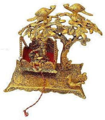 2A digital Decorative Showpiece  -  17 cm(Metal, Gold)