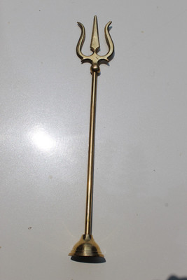 XOMARK Decorative Showpiece  -  30 cm(Brass, Red)