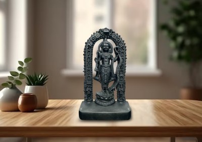 e-generix Ramji Figurine Decorative Showpiece  -  17 cm(Resin, Black)