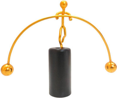Craft Area Craft Area Newton's Balancing Toy Decorative Showpiece  -  14 cm(Iron, Gold)