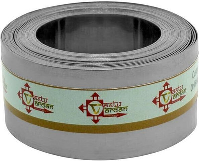 vastu vardan Vastu Iron Strip (Length- 8 Feet, Width- 1 Inch, Thickness- 0.2mm) (Pack of 1) Decorative Showpiece  -  0.02 cm(Brass, Silver)