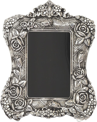 Maverics Glass Wall Photo Frame(Silver, 1 Photo(s), 8x8)