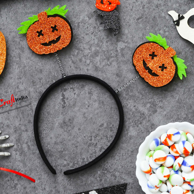 eCraftIndia Halloween�- Headband Decorative Showpiece  -  22.5 cm(Plastic, Multicolor)