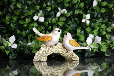 ARTBLITZ Birds Sitting On Tree Branch Figurine Home Decoration Showpiece Decorative Showpiece  -  10 cm(Resin, Multicolor)