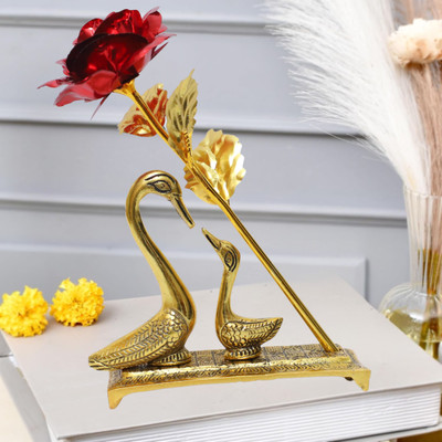 Chhariya Crafts Showpiece, Artificial Flower Gift Set