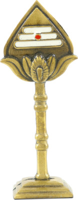 Sasthadecor Brass Vel For Car Dashboard, Home, Puja Room Decorative Showpiece  -  7.5 cm(Metal, Brown)