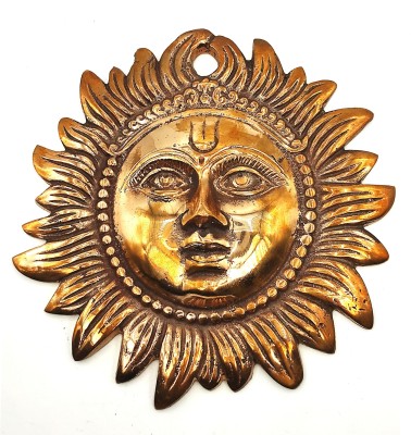 Plus Value Sun Made in Copper Excellent Vastu Remedy for East Wall & Home Decor Decorative Showpiece  -  19 cm(Copper, Copper)