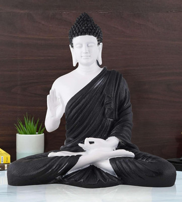 Aadishree Decorative Showpiece  -  38.1 cm(Resin, Black, White)