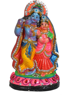 simonart and printing Decorative Showpiece  -  24 cm(Clay, Multicolor)