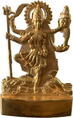 Gupangam Kali mata/Kali ma idol 11cm(Brass,Golden)for Home/Temple/Pooja Decorative Showpiece  -  11 cm(Brass, Gold)