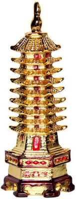 SS GALLERY VASTU/FENGSHUI EDUCATION TOWER Decorative Showpiece  -  9 cm(Polyresin, Multicolor)