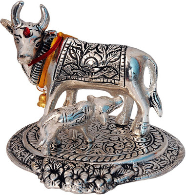 SHRI ASTHA VINAYAK Decorative Showpiece  -  10 cm(Aluminium, Silver)