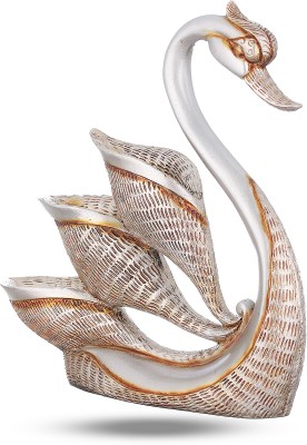 Artiga Swan ( 1 Feet Height ) Statue Decorative Showpiece  -  27 cm(Polyresin, White)