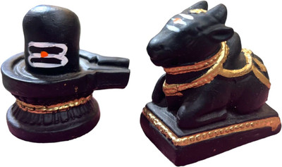 JniL Decorative Showpiece  -  6.35 cm(Marble, Black)