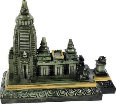 Wondercraft Stone Miniature Lord Jagannath Temple puri Decorative Showpiece  -  8 cm(Stone, Dark Green)