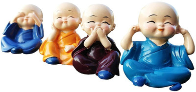 VARKAUS JPBUDA4 Decorative Showpiece  -  4 cm(Polyresin, Multicolor)