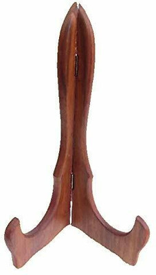 AR Handicrafts Unique Sheesham Plate Holder Stand Decorative Showpiece Decorative Showpiece  -  20 cm(Wood, Brown)