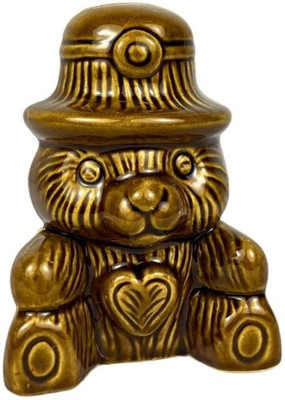Devlink Decorative Showpiece  -  14 cm(Ceramic, Brown)