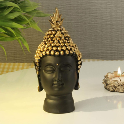 DARIDRA BHANJAN Buddha Combo Pack | Buddha Smoke Fountain Back-flow Waterfall Decorative Showpiece  -  10 cm(Resin, Multicolor)