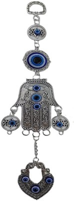 ayoni Evil Eye Protector Decorative Showpiece  -  25 cm(Metal, Multicolor)