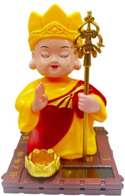 SSCollection Bring a Sense of Calm and Tranquility Beautifully Crafted Standing Buddha Statue Decorative Showpiece  -  12.5 cm(Plastic, Multicolor)