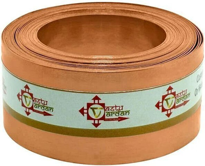 vastu vardan Vastu Copper Strip (Length- 8 Feet, Width- 1 Inch, Thickness- 0.2mm) (Pack of 1) Decorative Showpiece  -  0.02 cm(Copper, Copper)