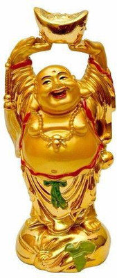 NITIN COLLECTION Decorative Showpiece  -  9 cm(Polyresin, Gold)