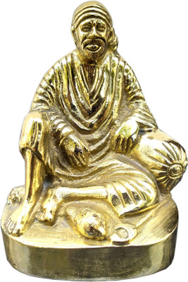 shinde exports Decorative Showpiece  -  10 cm(Brass, Gold)