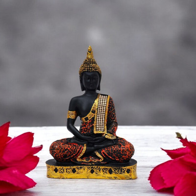 Natriel Decorative Showpiece  -  16 cm(Polyresin, Red)