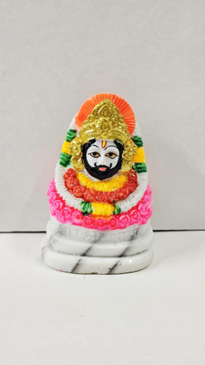 Gift Gallery Naina Packers Khatu Shyam Ji Idol | Devotional Marble Finish Statue Decorative Showpiece  -  20 cm(Polyresin, Black)