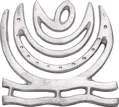 Plus Value Zinc Helix Vastu Remedies for North-East 1pc Decorative Showpiece  -  7.5 cm(Metal, Silver)