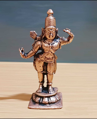 copper shri ram idol Decorative Showpiece  -  5.3 cm(Copper, Copper)