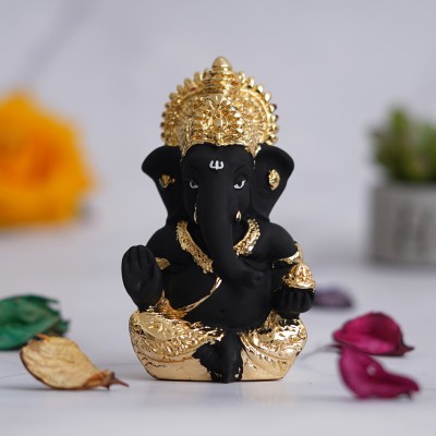 eCraftIndia Decorative Showpiece  -  9 cm(Resin, Black)