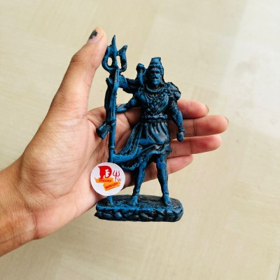 EliteTouch Bholenath Mahadev Shiv ji Shankar idol Decorative Showpiece  -  12 cm(Resin, Blue)