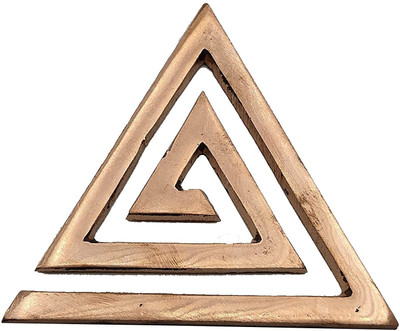 Plus Value Copper Helix for South East Vastu Dosh Cut Extension Defects 1pcs Decorative Showpiece  -  0.5 cm(Copper, Gold)