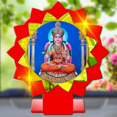 SANBIA Annapurna Devi Annapoorna Devi of Food Car Dashboard Idol Decorative Showpiece  -  11 cm(Plastic, Multicolor)
